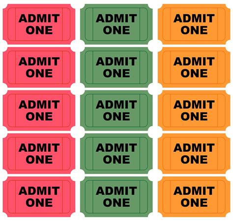 free admit one ticket template|admit one ticket template word.